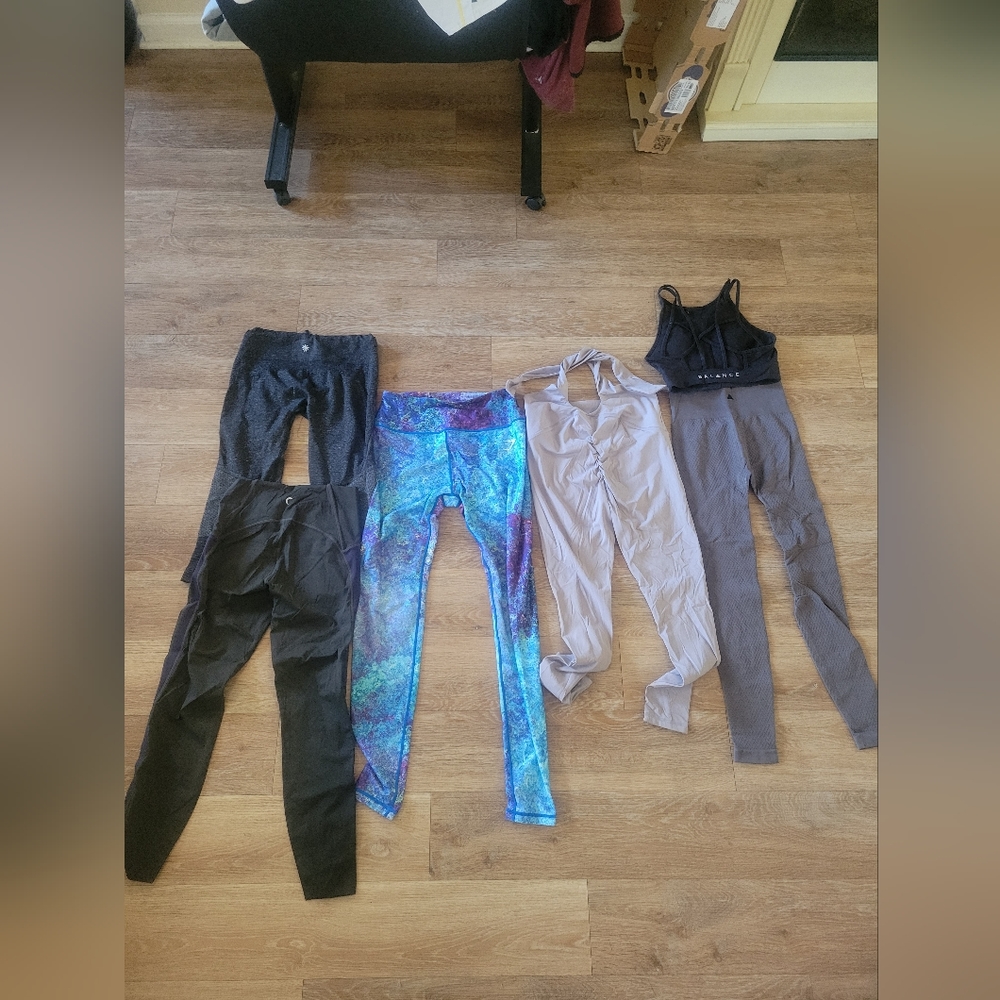 Gym Bundle Gymshark Balance Atlheta Size Medium 6 Pcs